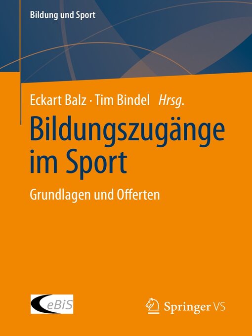 Title details for Bildungszugänge im Sport by Eckart Balz - Available